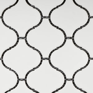 TPMG-05 3" White Lantern Porcelain Mosaic Tile (Matt)