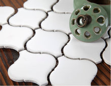 TPMG-05 3" White Lantern Porcelain Mosaic Tile (Matt)