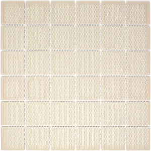 TPMG-08 2x2 White Porcelain Mosaic Tile (Matt)