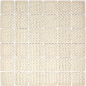 TPMG-08 2x2 White Porcelain Mosaic Tile (Matt)