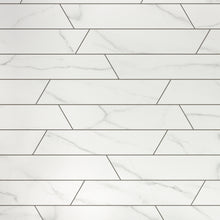 CA-WH-CHV Calacatta White 3x16 Chevron Porcelain Wall and Floor Tile
