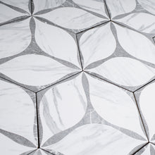 CO-GRH8 Corola Gray 8" x 9" Hexagon Porcelain Patterned Wall & Floor Tile