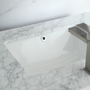 1912-30-04  30" Marine Blue Bathroom Vanity Cabinet Set Marble Top and Sink