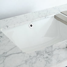 1912-36-04  36" Marine Blue Bathroom Vanity Cabinet Set Marble Top and Sink