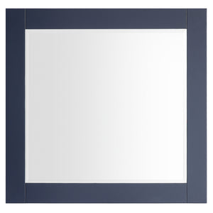 1912-36-04  36" Marine Blue Bathroom Vanity Cabinet Set Marble Top and Sink