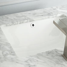 1913-30-01  30" Matt White Bathroom Vanity Cabinet Set Marble Top and Sink