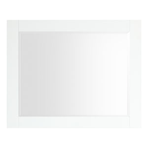 1913-48-01  48" Matt White Bathroom Vanity Cabinet Set Marble Top and Sink