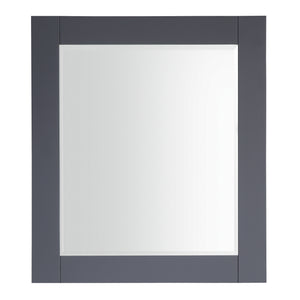 1915-30-02  30" Charcoal Grey Bathroom Vanity Cabinet Set Marble Top and Sink