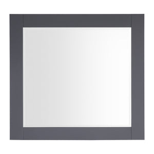 1915-36-02  36" Charcoal Grey Bathroom Vanity Cabinet Set Marble Top and Sink