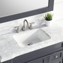 1917-42-02  42" Charcoal Grey Bathroom Vanity Cabinet Set Marble Top and Sink