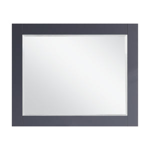 1917-42-02  42" Charcoal Grey Bathroom Vanity Cabinet Set Marble Top and Sink
