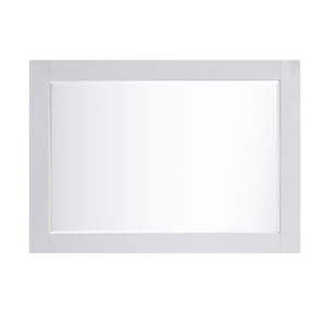 1917-48-01 48" Matt White Bathroom Vanity Cabinet Set Marble Top and Sink