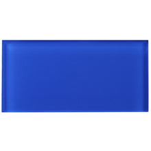 TCSAG-12 3x6 Electric Blue Glass Subway Tile -Kitchen and Bath Backsplash Wall Tile