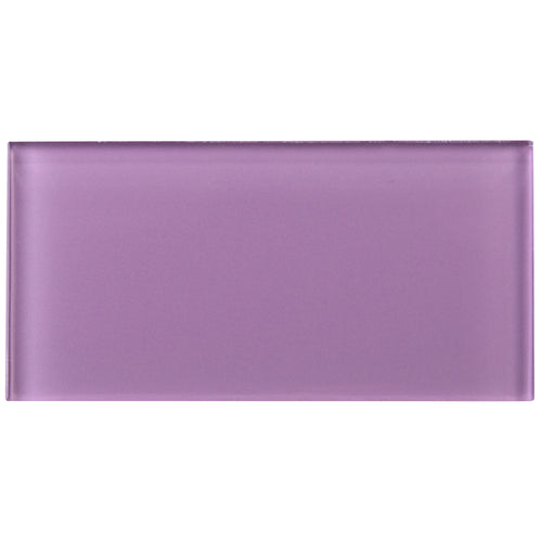 TCSAG-13 3x6 Purple Glass Subway Tile -Kitchen and Bath Backsplash Wall Tile