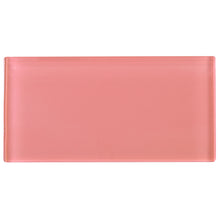 TCSAG-14 3x6 Pink Glass Subway Tile -Kitchen and Bath Backsplash Wall Tile