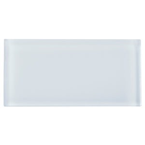 TCSAG-03 3x6 white glass subway tile -Kitchen and Bath Backsplash Wall Tile