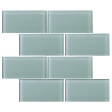 TCSAG-05 3x6 Light Grey glass subway tile -Kitchen and Bath Backsplash Wall Tile