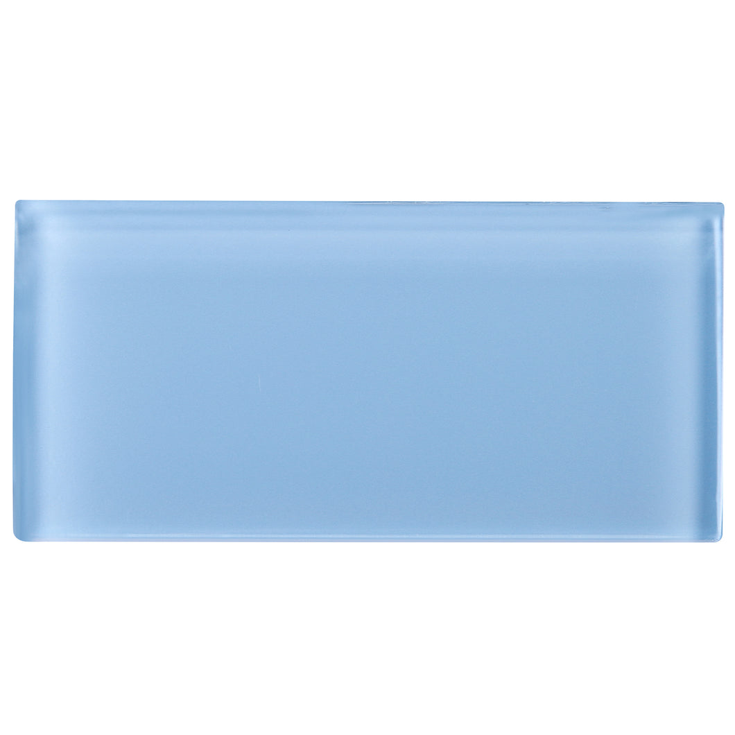 TCSAG-07 3x6 Baby blue glass subway tile -Kitchen and Bath Backsplash Wall Tile