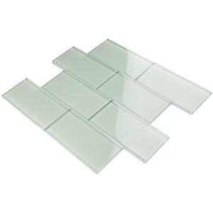 TCSAG-09 3x6 Soft Mint glass subway tile -Kitchen and Bath Backsplash Wall Tile