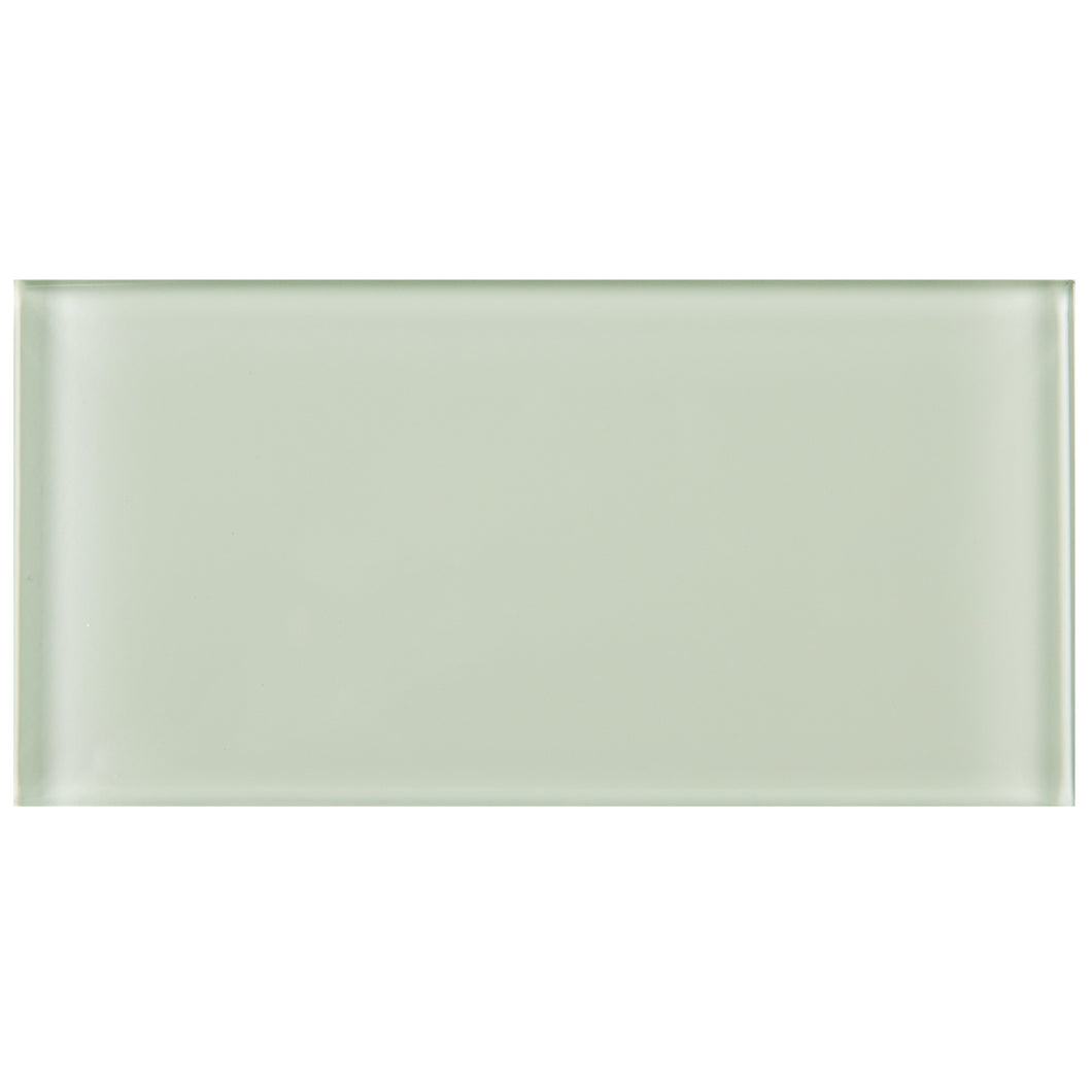 TCSAG-09 3x6 Soft Mint glass subway tile -Kitchen and Bath Backsplash Wall Tile