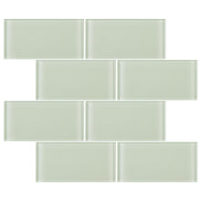TCSAG-09 3x6 Soft Mint glass subway tile -Kitchen and Bath Backsplash Wall Tile