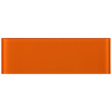 TCSBG-11 Fire Orange 4x12 Glass Subway Tile