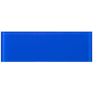 TCSBG-12 Electric Blue 4x12 Glass Subway Tile