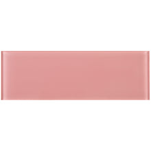 TCSBG-14 4x12 Pink Glass Subway Tile