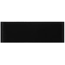 TCSBG-04 4x12 Black Glass Subway Tile
