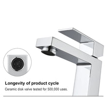 F6001-01 Luende Modern Single-Handle Bathroom Faucet (chrome)