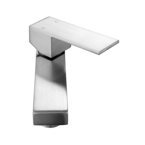 F6001-02 Luende Modern Single-Handle Bathroom Faucet (brushed nickel)