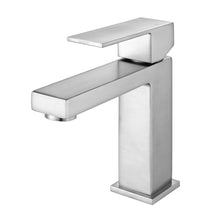 F6001-02 Luende Modern Single-Handle Bathroom Faucet (brushed nickel)