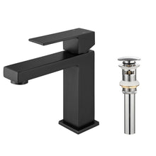 F6001-03 Luende Modern Single-Handle Bathroom Faucet (mat black)