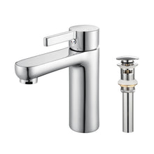 F6002-01 Luende Modern Single-Hole Bathroom Faucet (chrome)