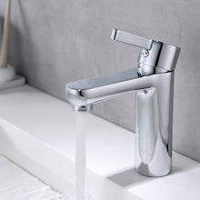 F6002-01 Luende Modern Single-Hole Bathroom Faucet (chrome)