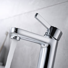 F6002-01 Luende Modern Single-Hole Bathroom Faucet (chrome)