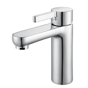 F6002-01 Luende Modern Single-Hole Bathroom Faucet (chrome)