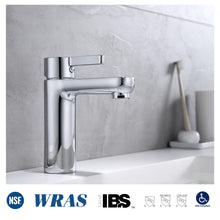 F6002-01 Luende Modern Single-Hole Bathroom Faucet (chrome)