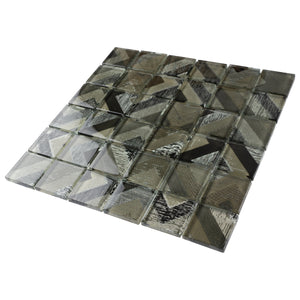 TFERG-03 2X2 Galaxy Olive Green Glass Backsplash