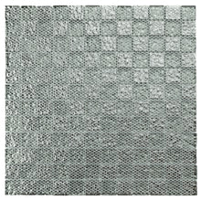 TGEMG-03 1x1 Square Silver Glass Mosaic Tile Sheet