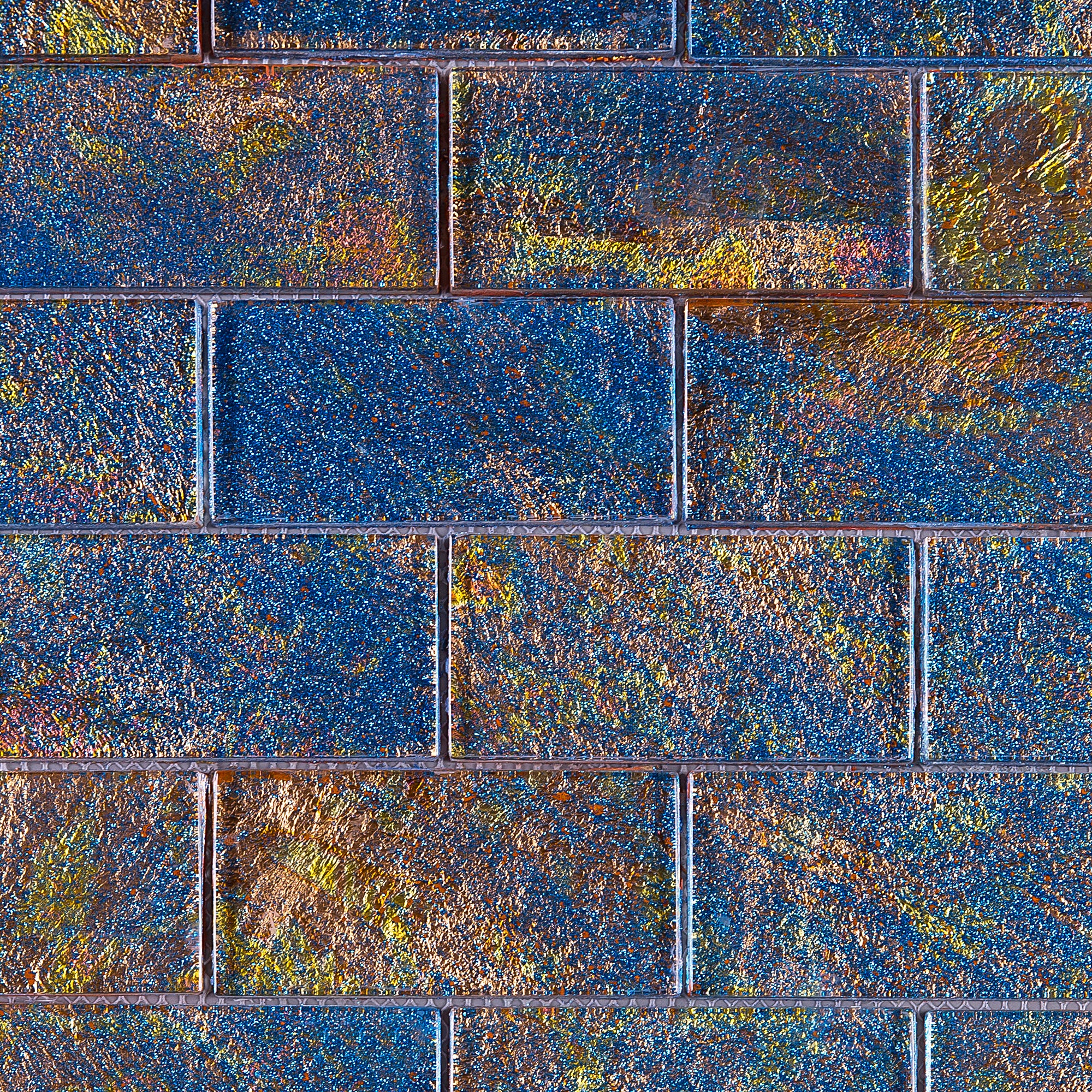 Tile Generation TGKG-02 Blue Galaxy 2x4 glass mosaic tile sheet subway tile – Tile ...