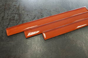 THCG-19 Orange pencil liner trim wall tile 1"x12", 1/2"x12"