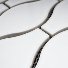 THMAG-01 White Bowling Handmade Ceramic Mosaic Tile Sheet