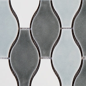 THMAG-02 Gray Bowling Handmade Ceramic Mosaic Tile Sheet