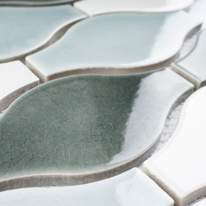 THMAG-02 Gray Bowling Handmade Ceramic Mosaic Tile Sheet