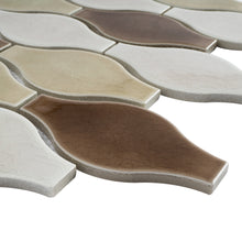 THMAG-03 Brown Bowling Handmade Ceramic Mosaic Tile Sheet
