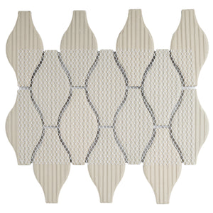 THMAG-03 Brown Bowling Handmade Ceramic Mosaic Tile Sheet