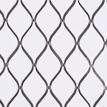 THMAG-04 White Water Drop Handmade Ceramic Mosaic Tile Sheet
