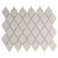 THMAG-05 Grey Water Drop Handmade Ceramic Mosaic Tile Sheet
