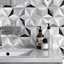 IR-GRH8 Iris Gray 8" x 9" Hexagon Porcelain Patterned Wall & Floor Tile